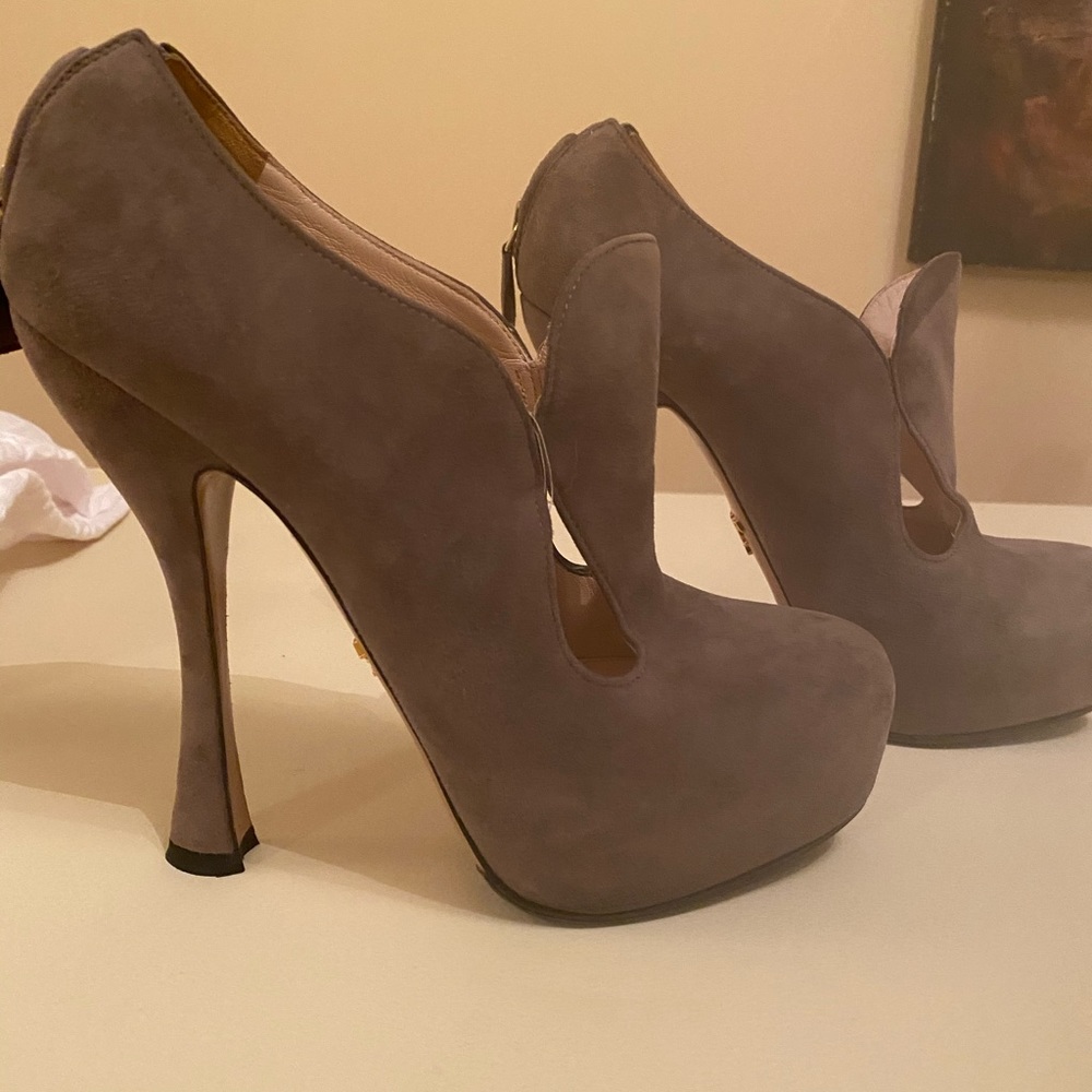 Prada High heel booties. Excellent condition